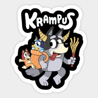 bluey and kids Sticker